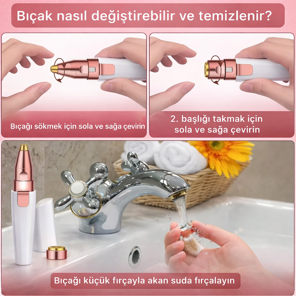 Elvora™ Mini Touch Epilasyon Seti